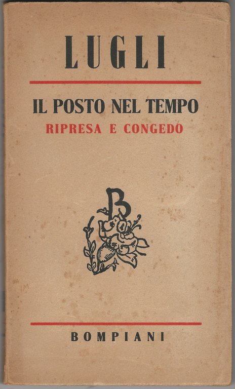 Il posto nel tempo. Ripresa e congedo.