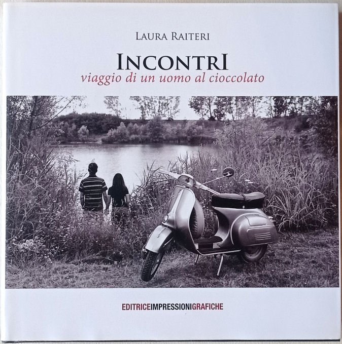 Incontri viaggio di un uomo al cioccolato.