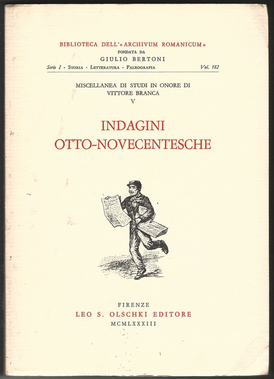 Indagini Otto-Novecentesche.