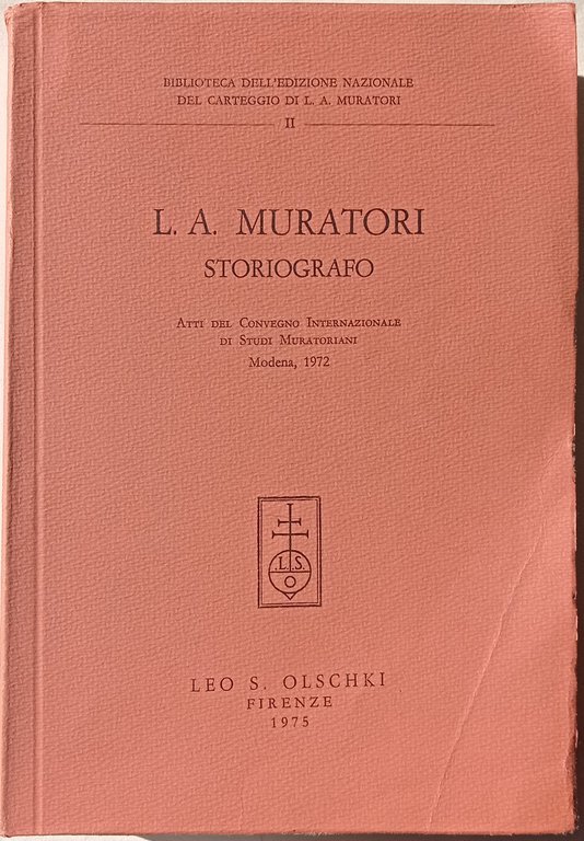 L. A. Muratori storiografo.