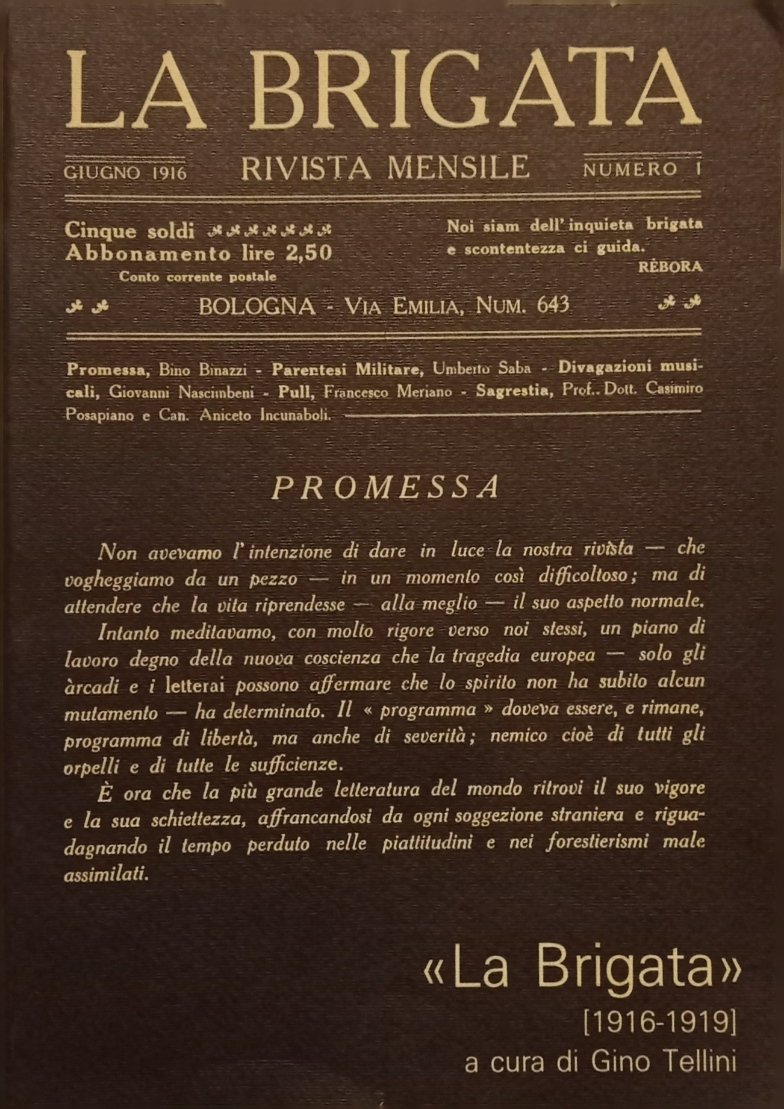La brigata. (1916-1919).