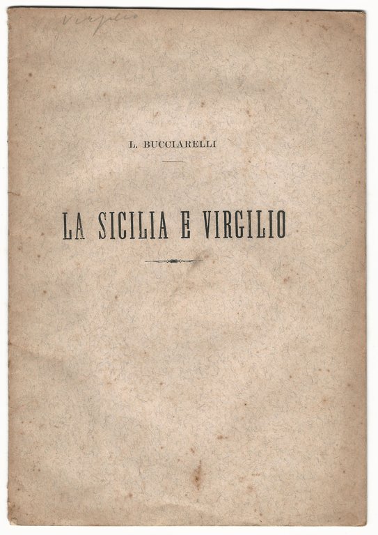 La Sicilia e Virgilio.