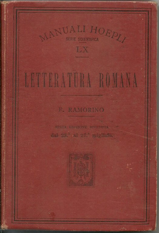 Letteratura romana.
