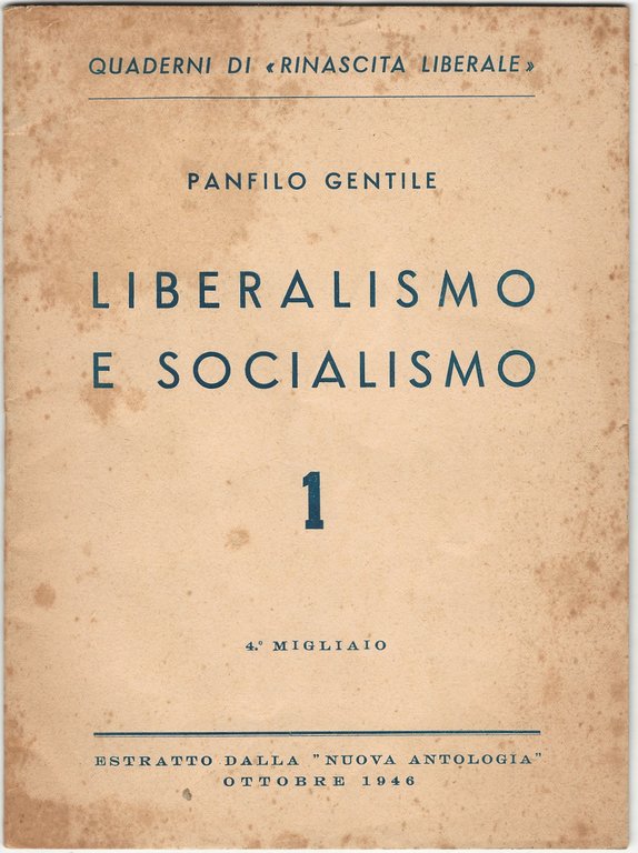 Liberalismo e socialismo.