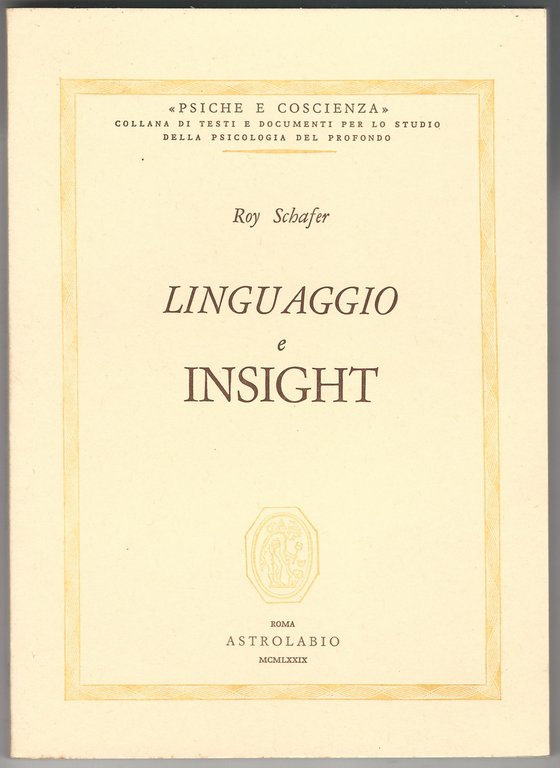 Linguaggio e insight.