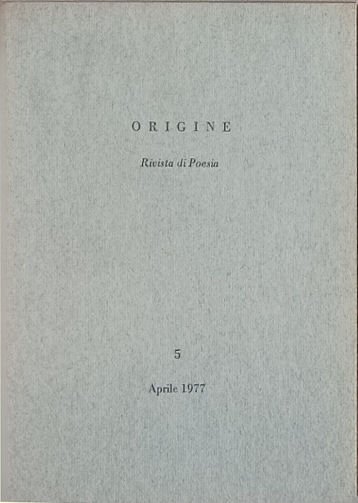 Origine. Rivista di poesia.