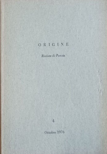 Origine. Rivista di poesia.