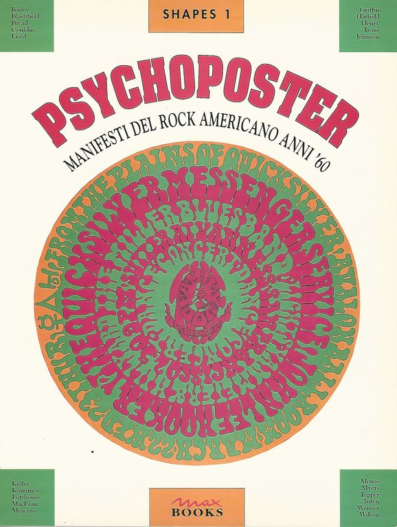Psychoposter. Manifesti del rock americano anni ’60.