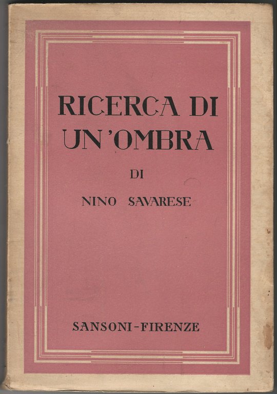 Ricerca di un'ombra.