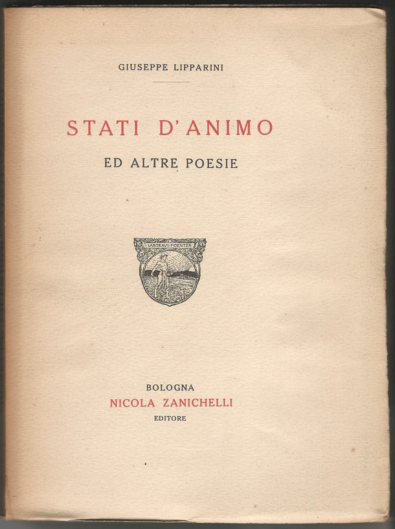 Stati d'animo ed altre poesie.