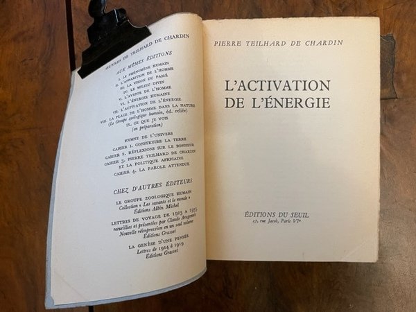 L'activation de l'énergie