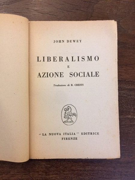 Liberalismo e azione sociale