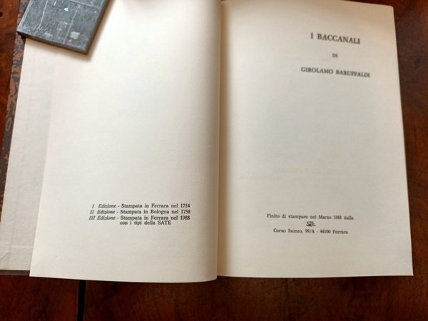 I baccanali