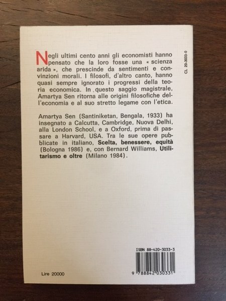 Etica ed economia