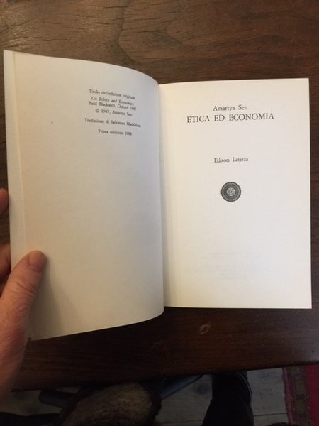 Etica ed economia