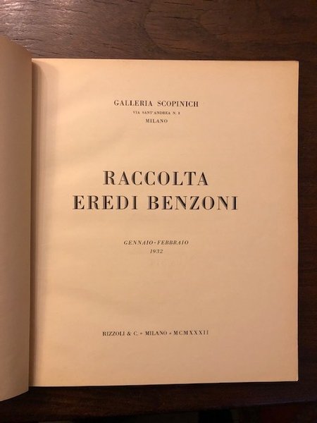 Raccolta eredi Benzoni. Gennaio-febbraio 1932 | Immagine Gallery 4