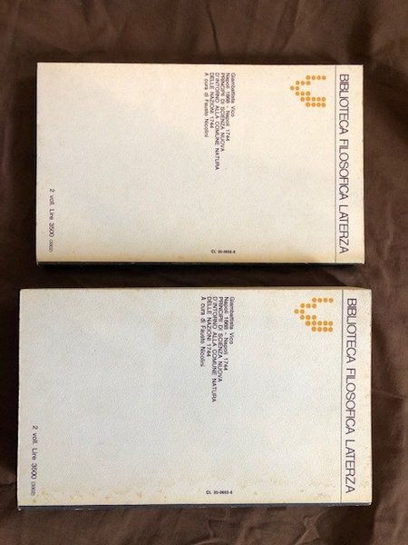 La scienza nuova giusta l'edizione del 1744