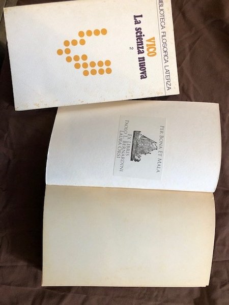 La scienza nuova giusta l'edizione del 1744