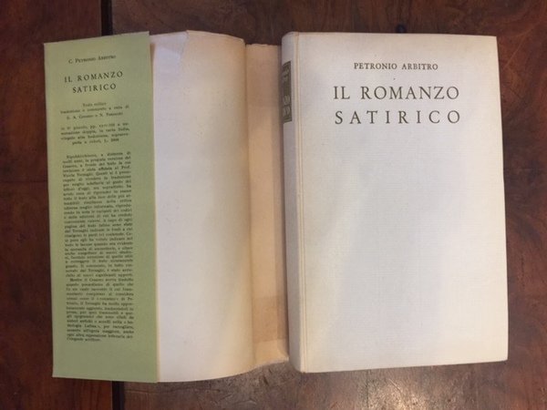 Il romanzo satirico. Testo critico, traduzione e commento a cura …