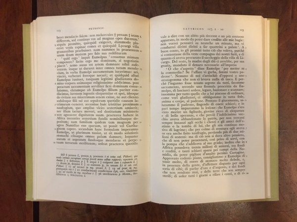 Il romanzo satirico. Testo critico, traduzione e commento a cura …
