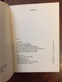 Husserl, la vita e l'opera