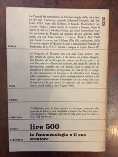 Husserl, la vita e l'opera