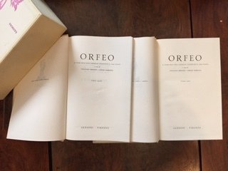 Orfeo. Il tesoro della lirica universale interpretato in versi italiani …