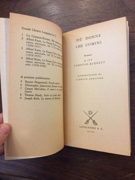 Più donne che uomini. Presentazione di Alberto Arbasino