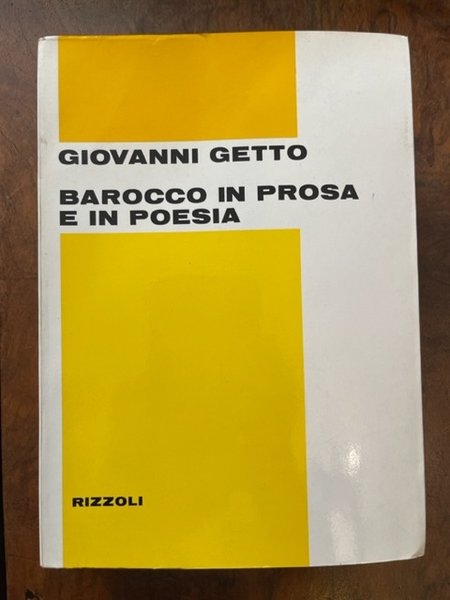 Barocco in prosa e poesia