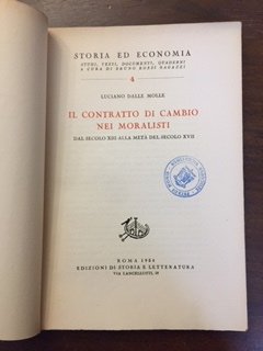 Il contratto di cambio nei moralisti dal secolo XIII alla …