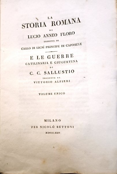 La Storia romana di Lucio Anneo Floro tradotta da Carlo …