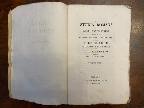 La Storia romana di Lucio Anneo Floro tradotta da Carlo …