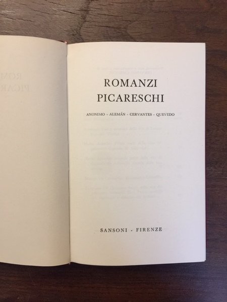 Romanzi picareschi