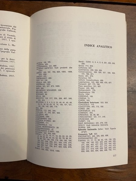 Bibliografia italiana sino al 1950 su: cereali, farina, pasta e …