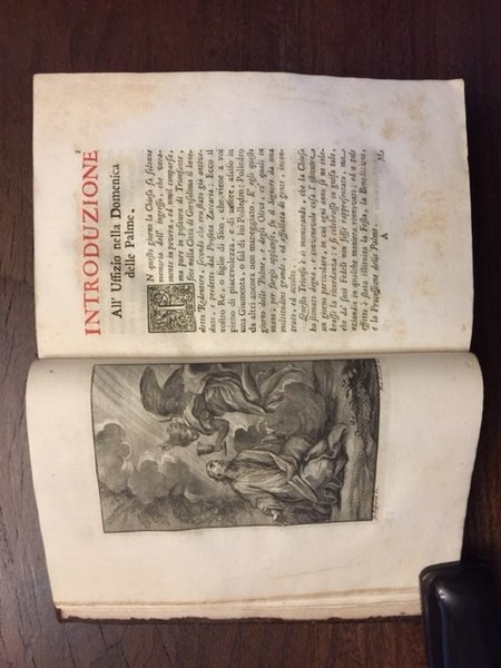 Uffizio della Settimana Santa, colle Rubriche volgari, Argomenti de' salmi, …