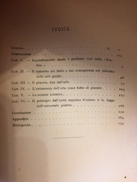 La poetica di Aristotele e il concetto dell'arte presso gli …