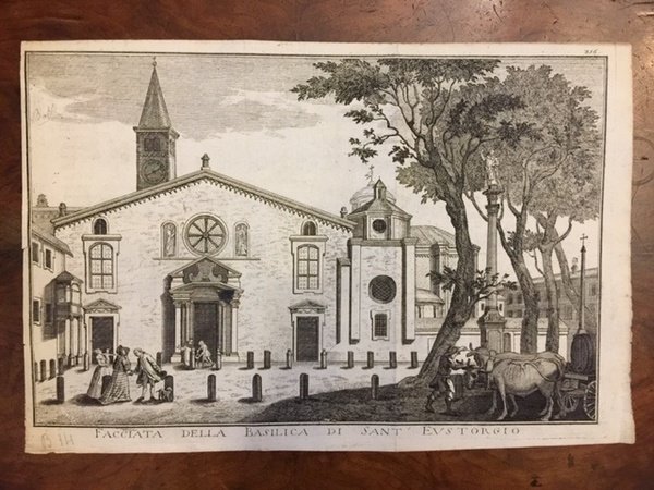 Facciata della Basilica di Sant'Eustorgio. [Aldo destra] 356. Tratta da: … | Immagine principale