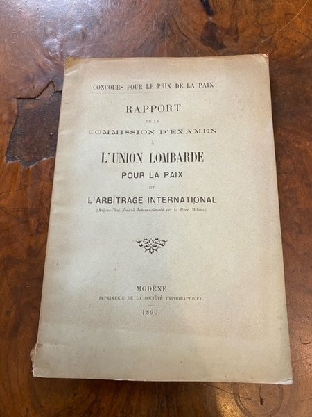 Concours pour le prix de la Paix. Rapport de la … | Immagine Gallery 2