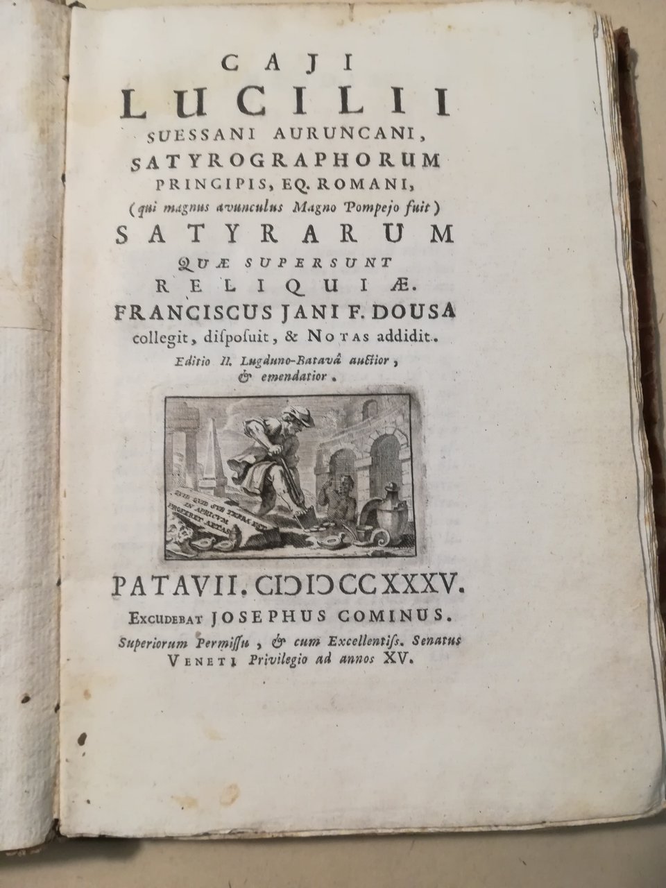 Caji Lucilii Suessani Auruncani, Satyrographorum principis, eq. romani (qui magnus … | Immagine principale