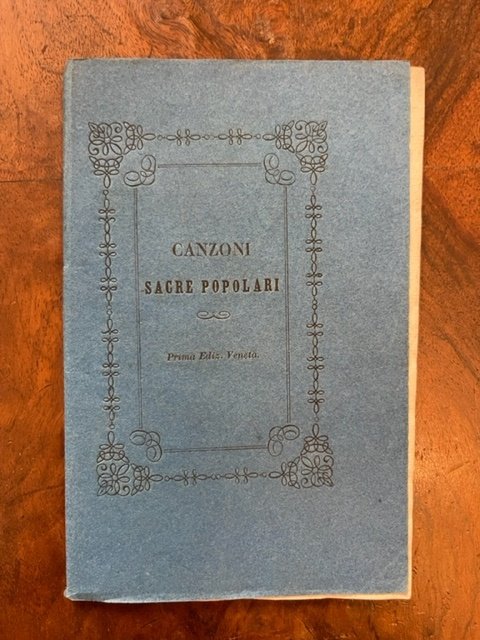 Canzoni sacre popolari del sacerdote Giuseppe Peragallo genovese