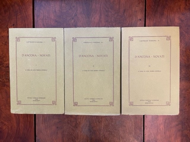 D'Ancona - Novati I-II-III. A cura di Lida Maria Gonelli