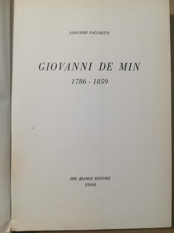 Giovanni De Min 1786-1859 | Immagine Gallery 2