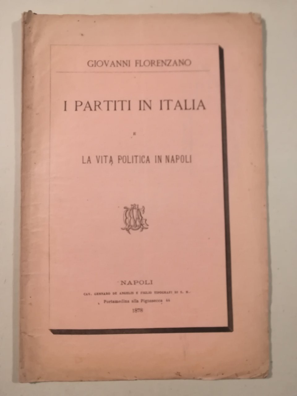 I partiti in Italia e la vita politica in Napoli | Immagine principale
