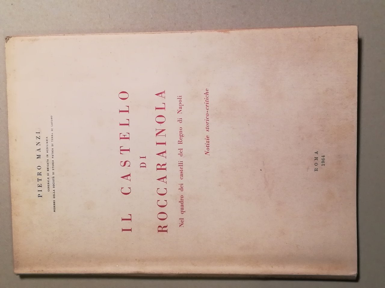 Il Castello di Roccarainola nel quadro dei castelli del Regno … | Immagine principale