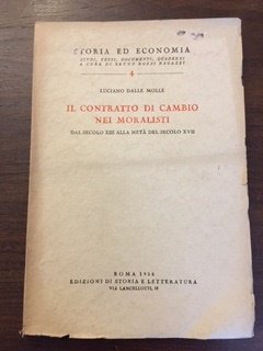 Il contratto di cambio nei moralisti dal secolo XIII alla …