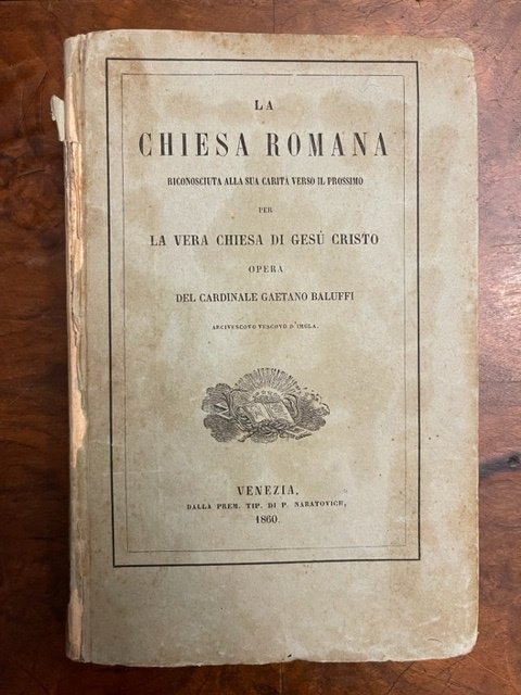 La chiesa romana riconosciuta alla sua carità verso il prossimo …