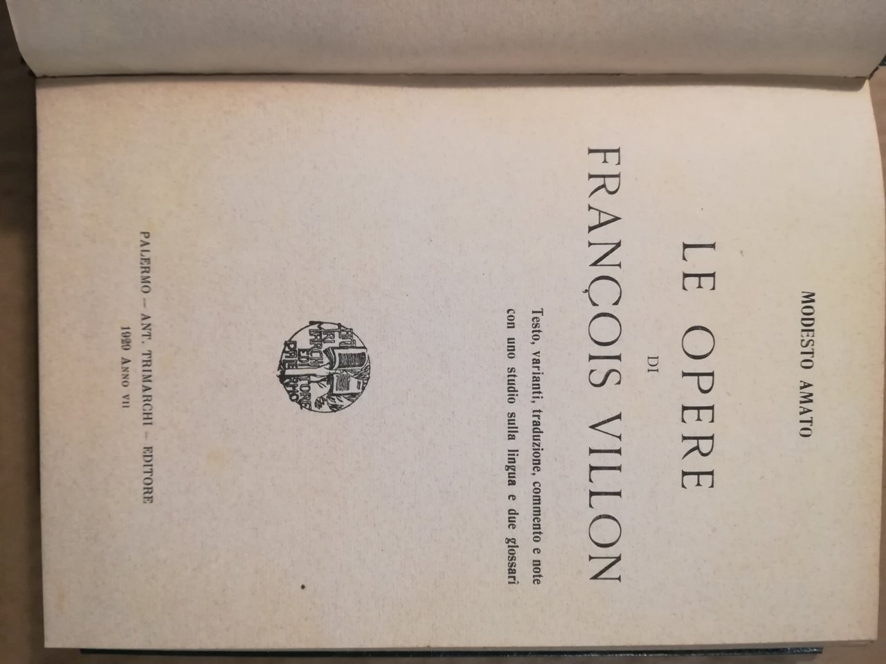 Le opere di François Villon. Testo, varianti, traduzione, commento e … | Immagine principale