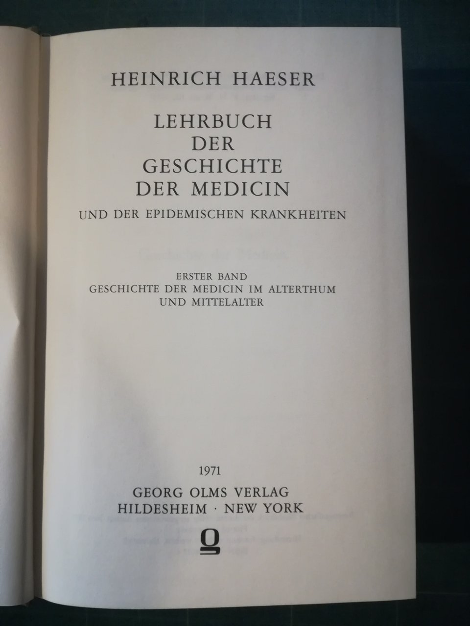 Lehrbuch der Geschichte der Medicin und der epidemischen Krankheiten. Ersten … | Immagine principale