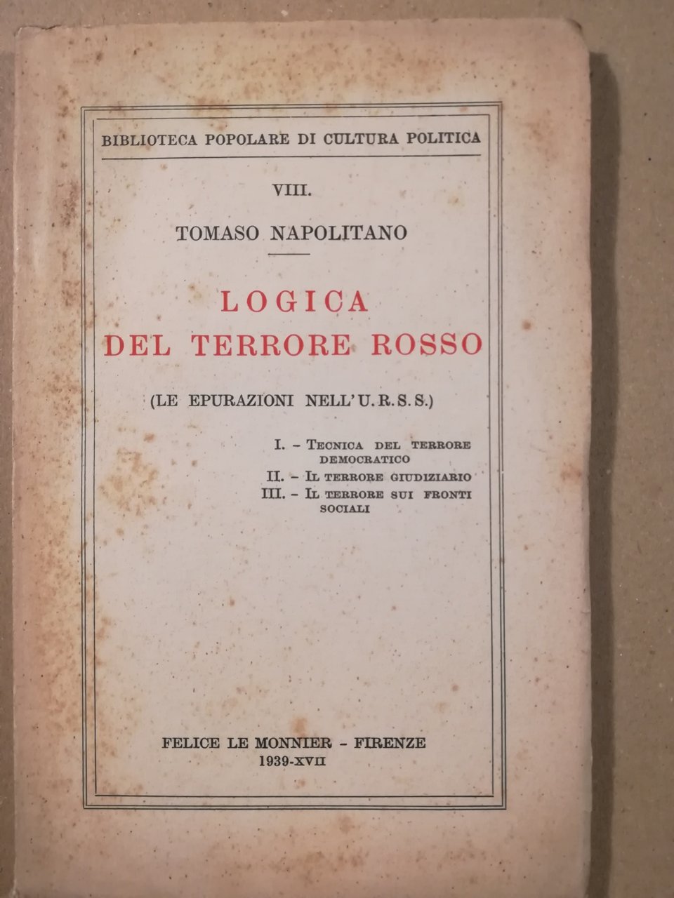 Logica del terrore rosso (le epurazioni nell'U.R.S.S.) | Immagine principale