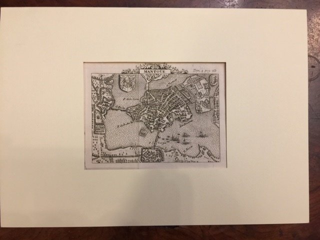 Mantoue. (Alto destro) Tom. 4. pag. 153. [Pianta di Mantova]